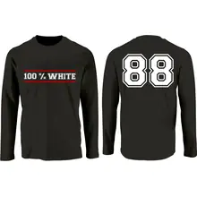 Herren Langarm Shirt - 100% White - gewählte Variante