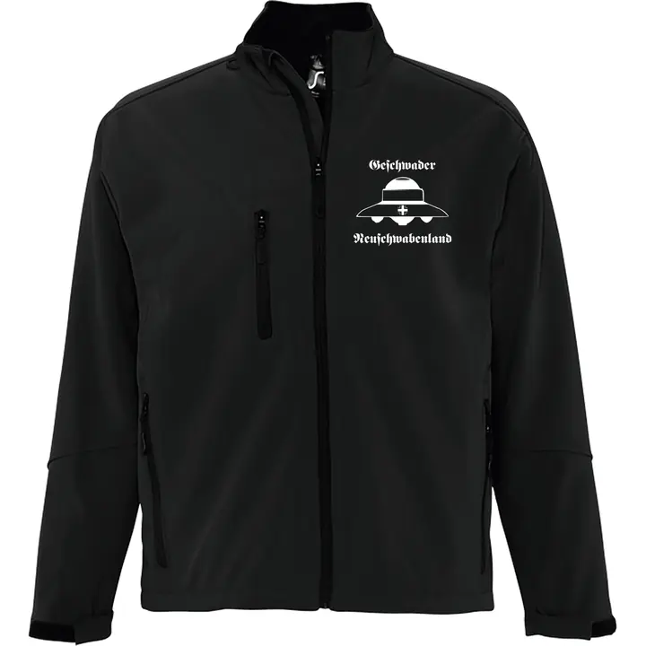 Bestickte Herren Softshelljacke "3-lagig" - Geschwader Neuschwabenland
