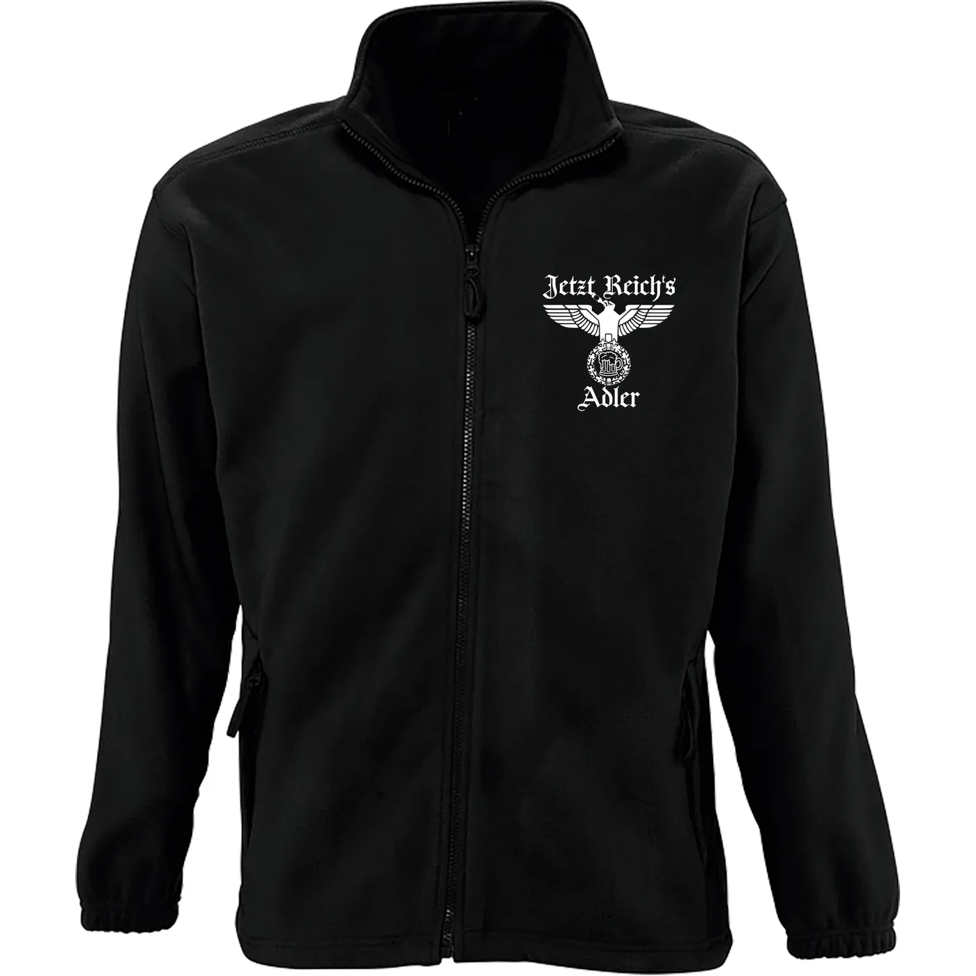 Bestickte Herren Standard Fleecejacke - Jetzt Reichs Adler