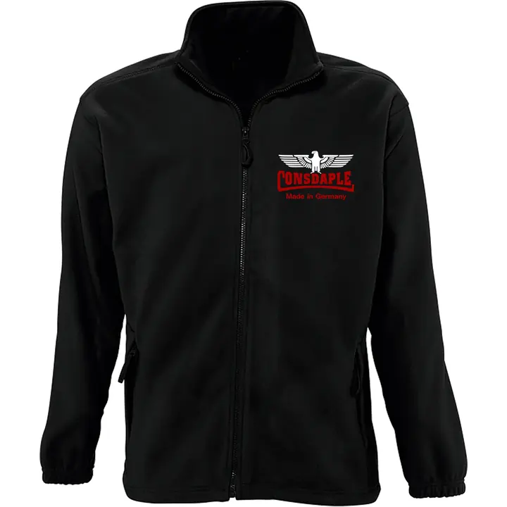 Bestickte Herren Standard Fleecejacke - Consdaple, Adler made in Germany