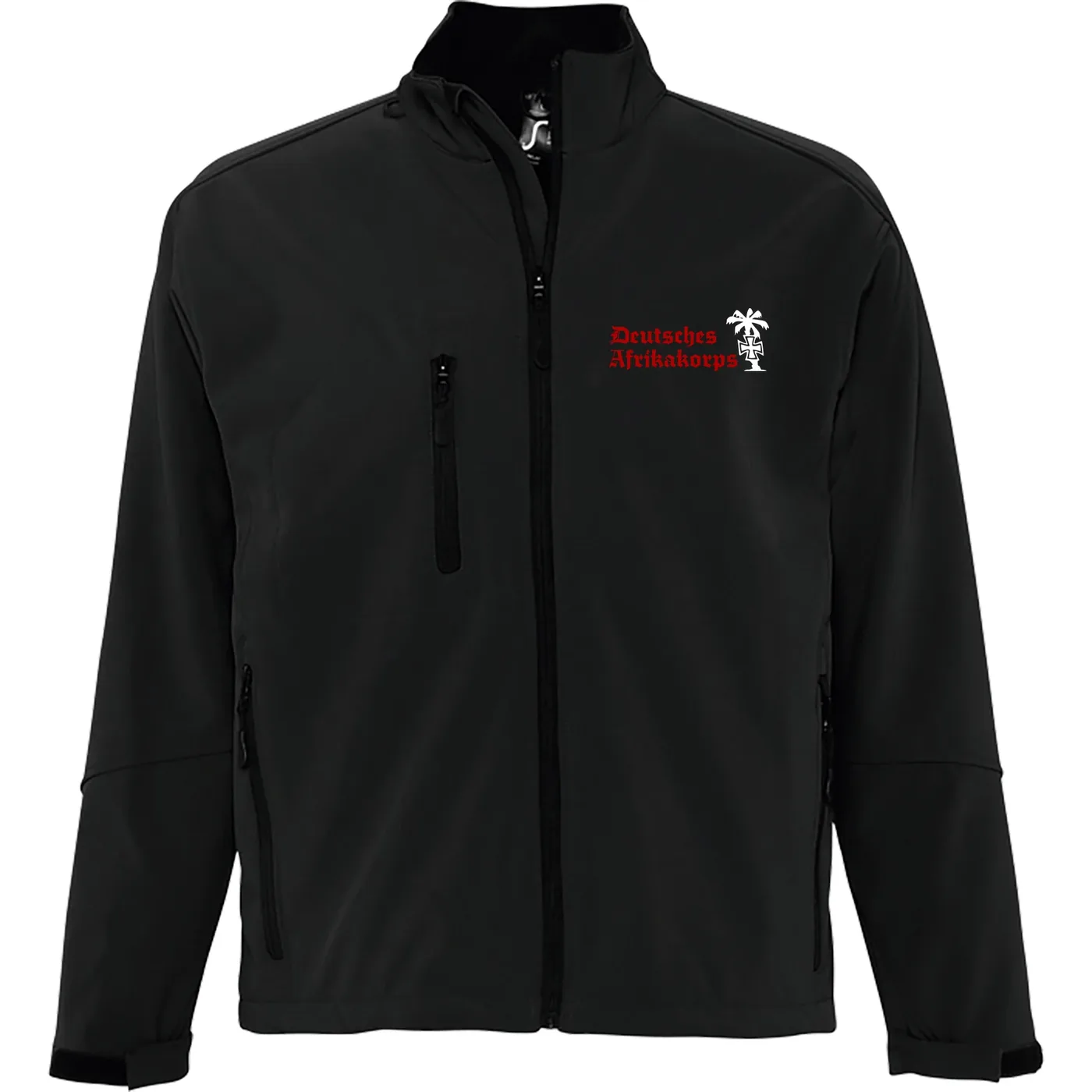 Bestickte Damen Softshelljacke "3-lagig" - Deutsches Afrikakorps