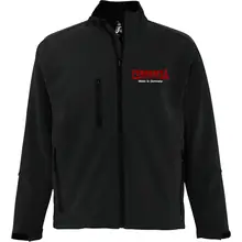 Bestickte Herren Softshelljacke "3-lagig" - Consdaple, made in Germany Vorderseite
