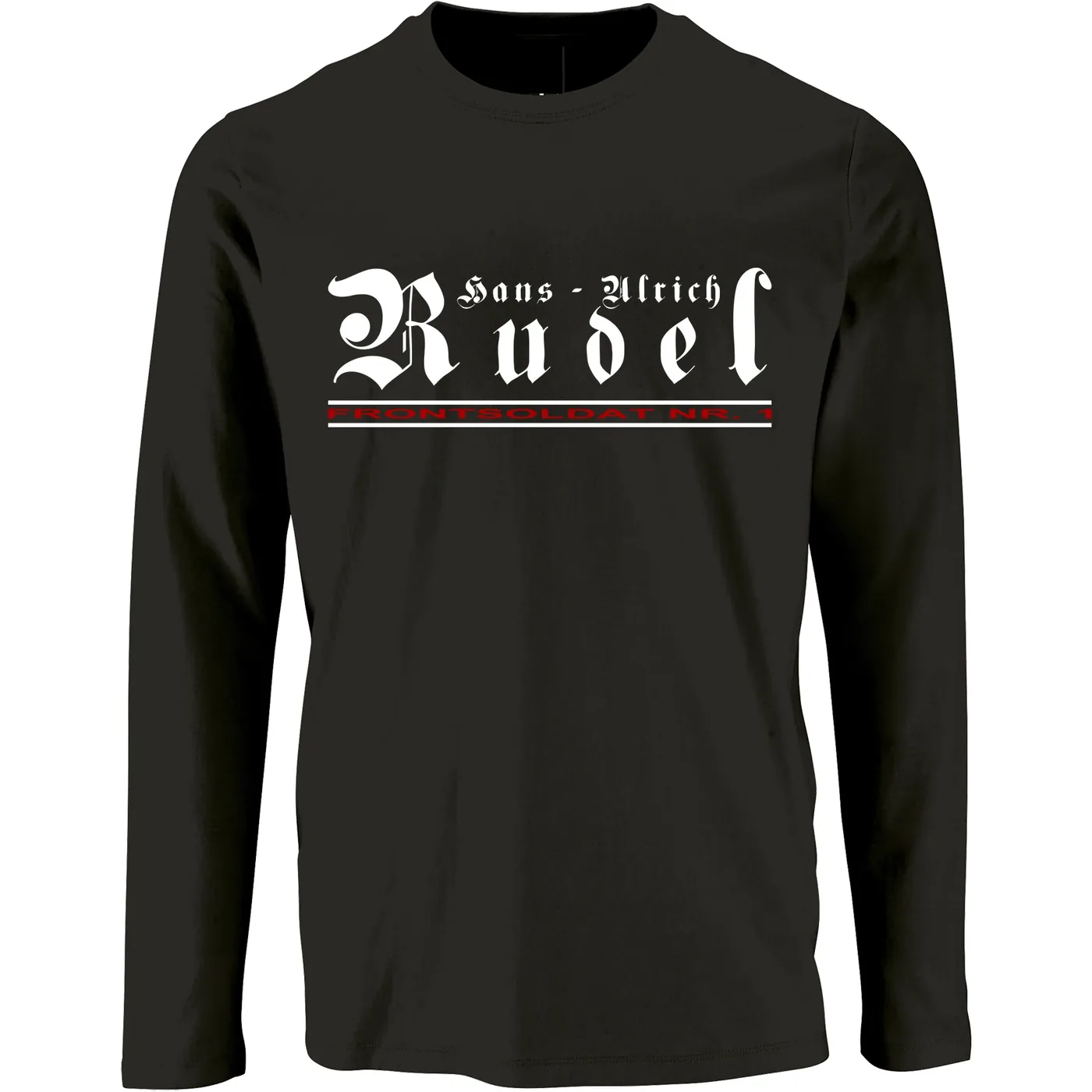 Herren Langarm Shirt - Hans Ulrich Rudel, Frontsoldat