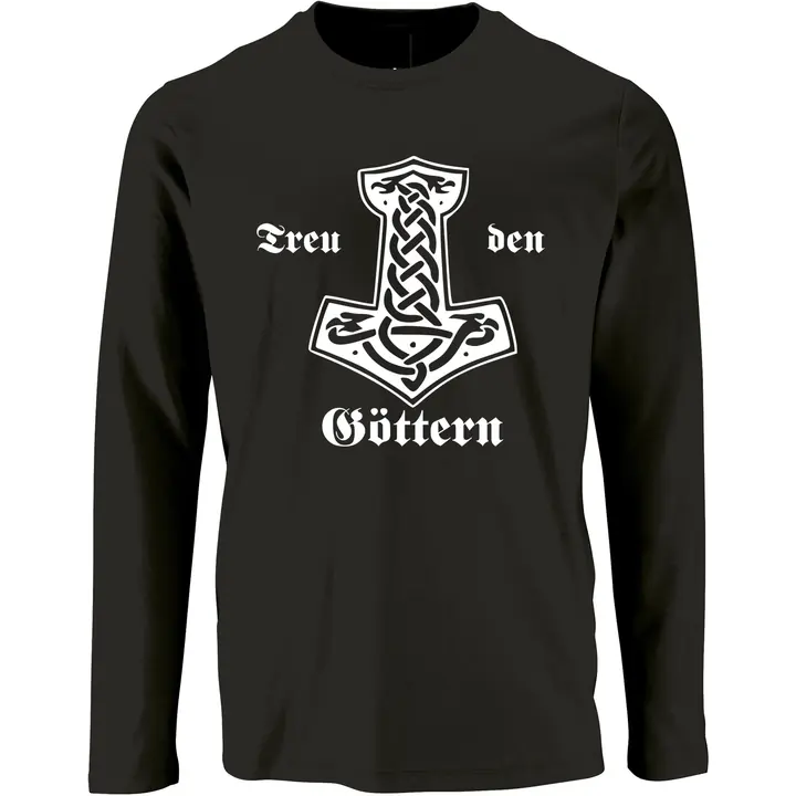 Herren Langarm Shirt - Treu den Göttern