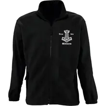 Bestickte Herren Standard Fleecejacke - Treu den Göttern - gewählte Variante