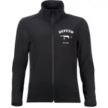 Bestickte Damen Softshelljacke "2-lagig" - Defend Europe - gewählte Variante