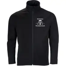 Bestickte Herren Softshelljacke "2-lagig" - Geschwader Neuschwabenland Vorderseite