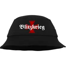 Bestickter Flexfit Anglerhut - Blitzkrieg Vorderseite