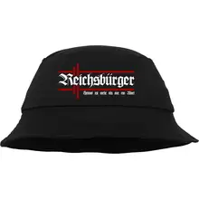 Bestickter Flexfit Anglerhut - Reichsbürger, Heimat Vorderseite