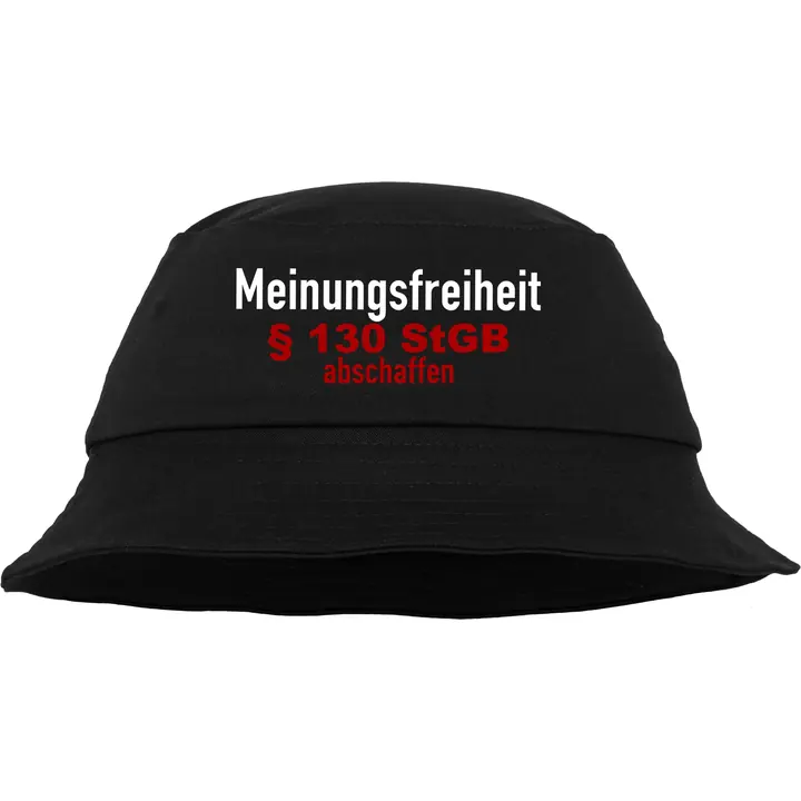 Bestickter Flexfit Anglerhut - Meinungsfreiheit