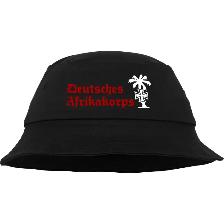 Bestickter Flexfit Anglerhut - Deutsches Afrikakorps
