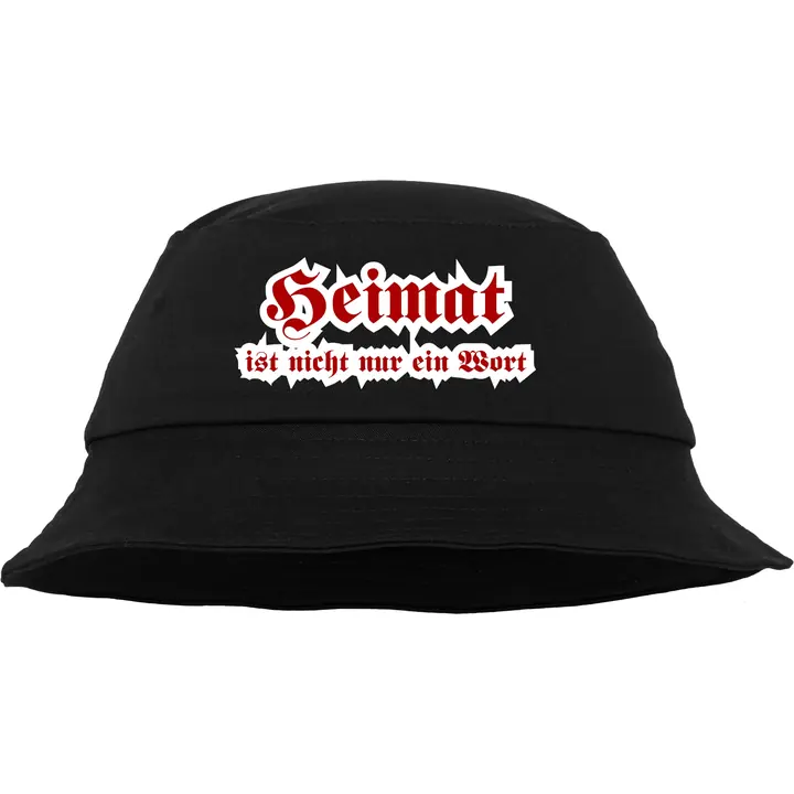 Bestickter Flexfit Anglerhut - Heimat ist nicht nur ein Wort