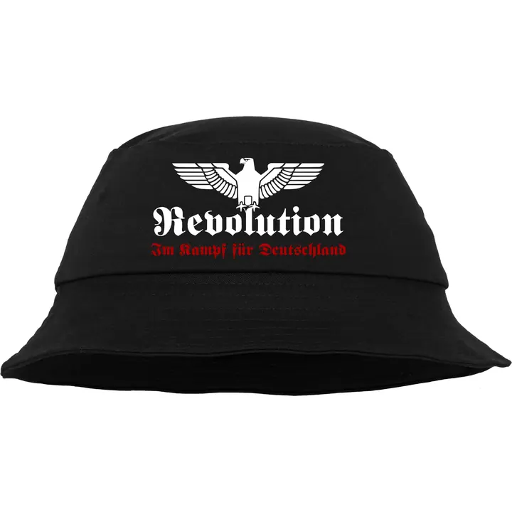 Bestickter Flexfit Anglerhut - Revolution Deutschland