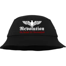Bestickter Flexfit Anglerhut - Revolution Deutschland Vorderseite