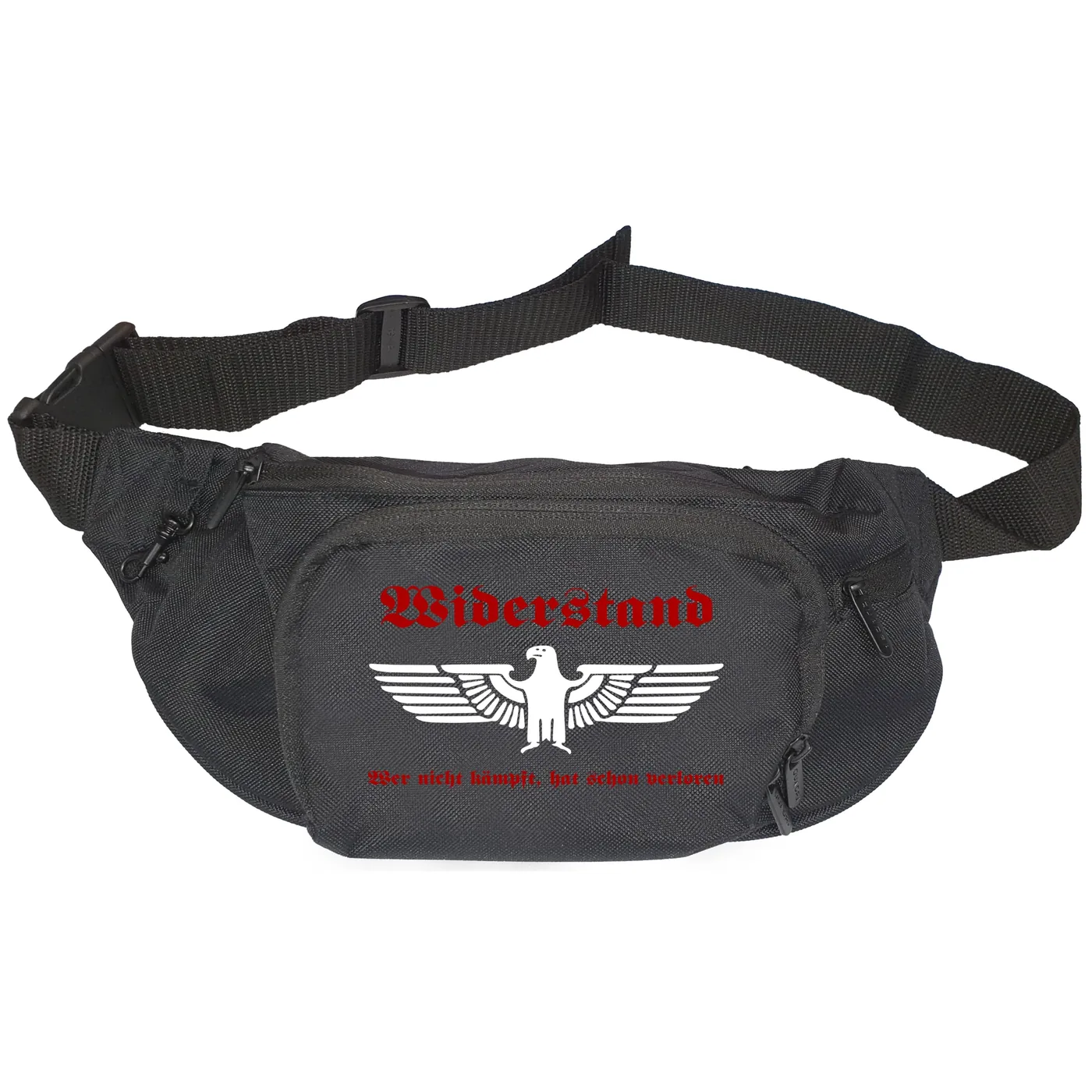 Bestickte Gürteltasche "V1" - Widerstand, wer nicht kämpft hat verloren