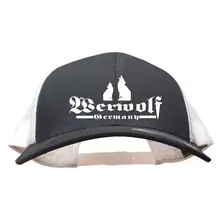 Besticktes Flexfit Basecap "Loki" - Werwolf Germany mit Wolf Vorderseite