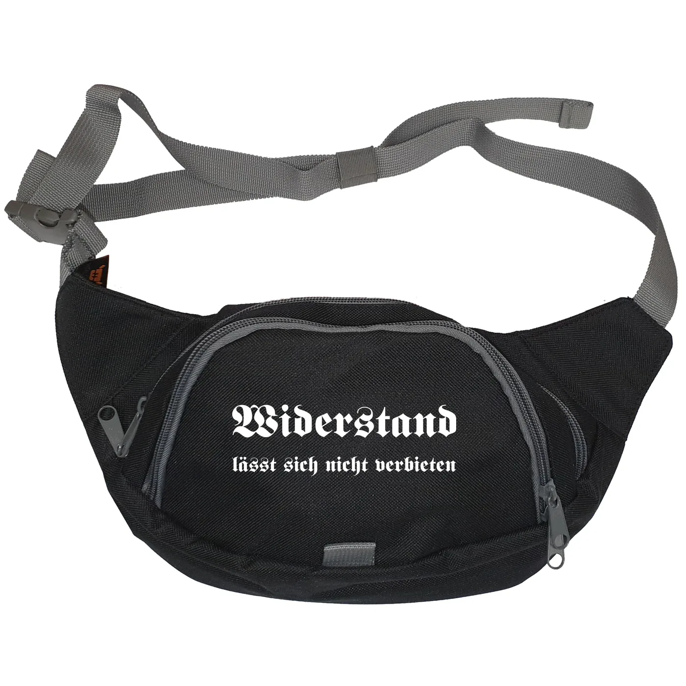 Bestickte Gürteltasche "V3" - Widerstand lässt sich nicht verbieten