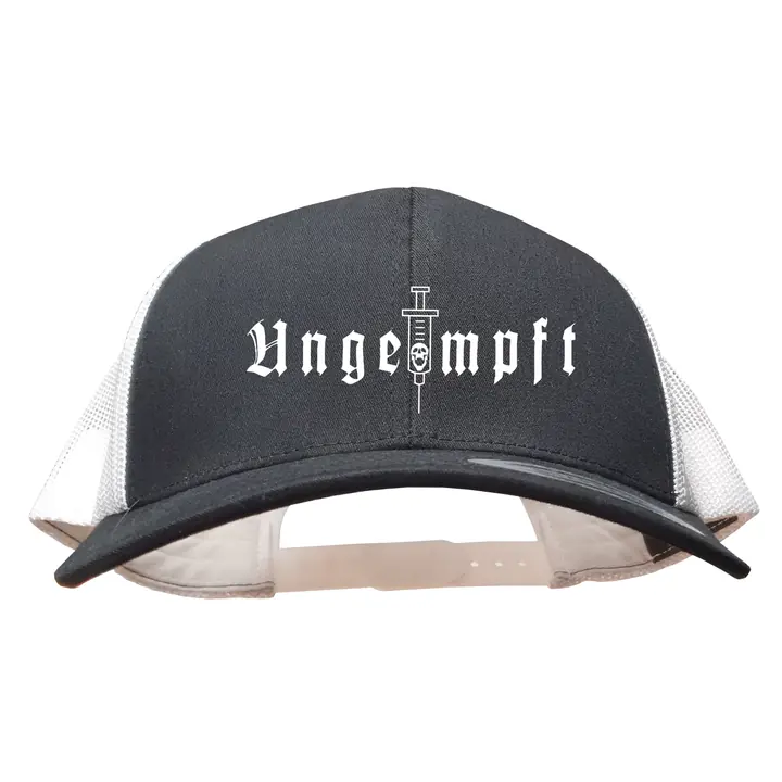 Besticktes Flexfit Basecap "Loki" - Ungeimpft, Einfarbig