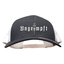 Besticktes Flexfit Basecap "Loki" - Ungeimpft, Einfarbig Vorderseite