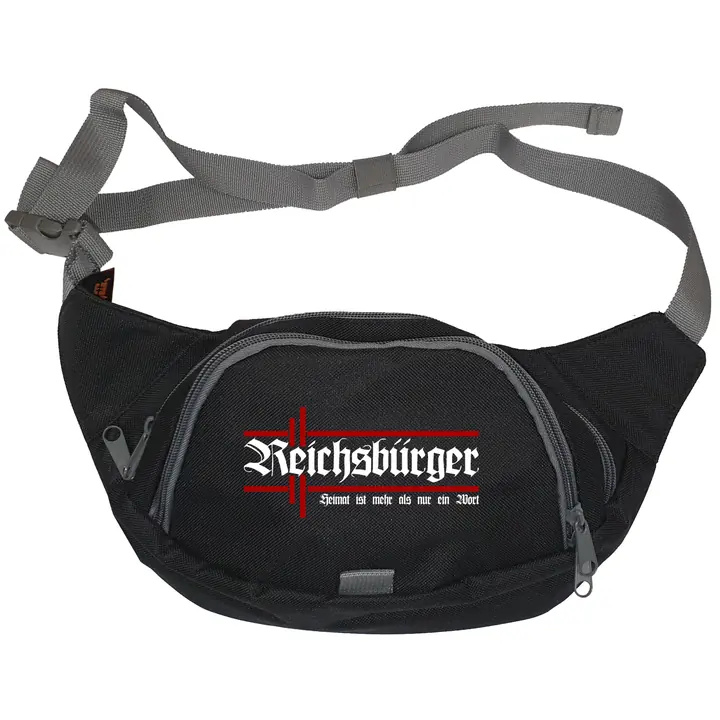Bestickte Gürteltasche "V3" - Reichsbürger, Heimat