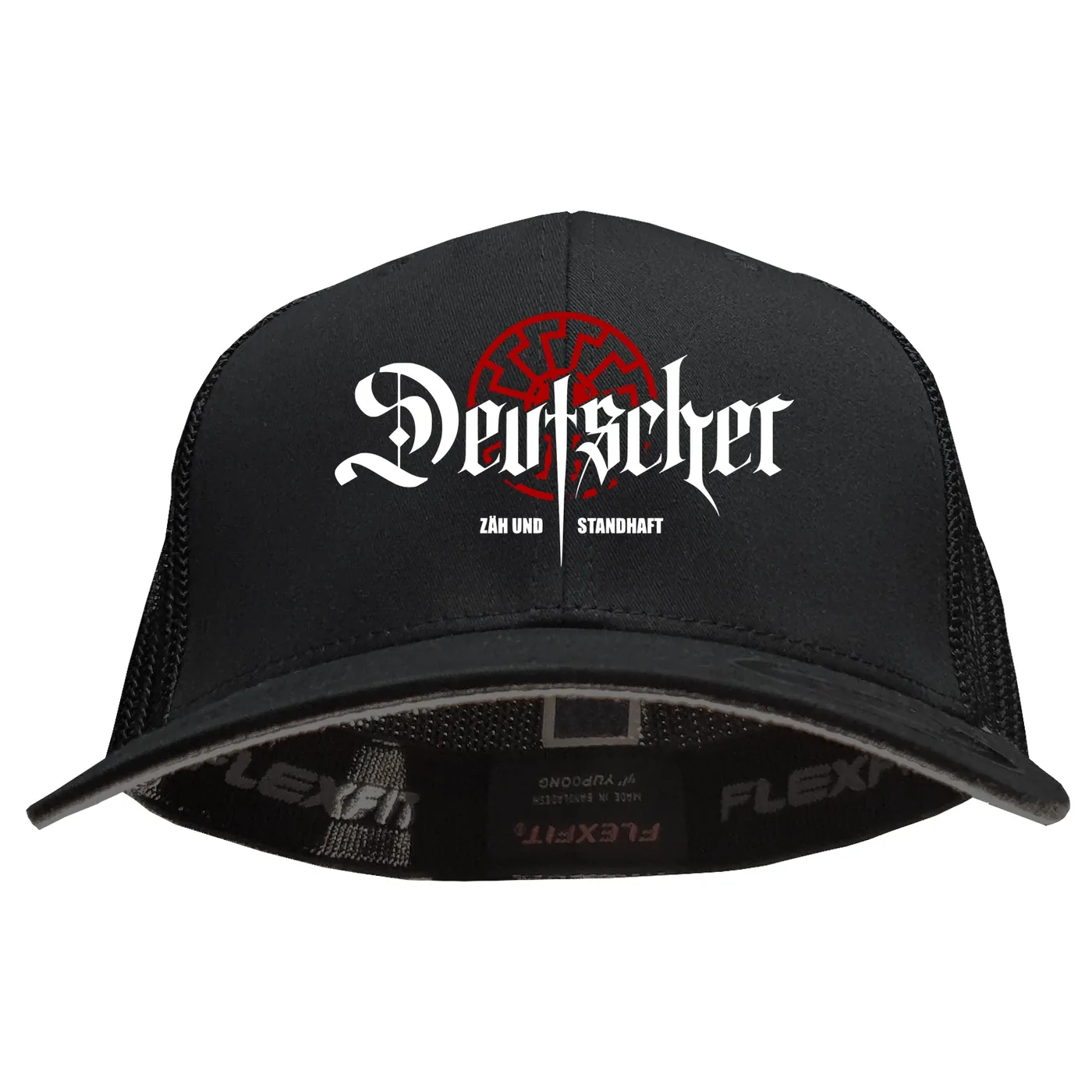 Besticktes Flexfit Basecap "Hödur" - Deutscher, zäh und standhaft