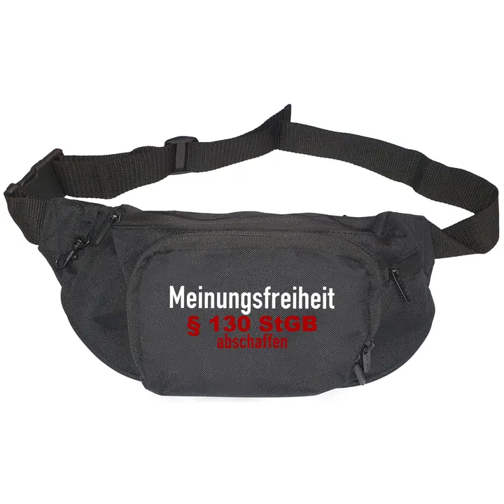 Bestickte Gürteltasche "V1" - Meinungsfreiheit
