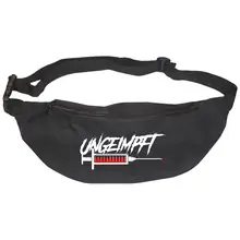 Bestickte Gürteltasche "V2" - Ungeimpft, Spritze Vorderseite