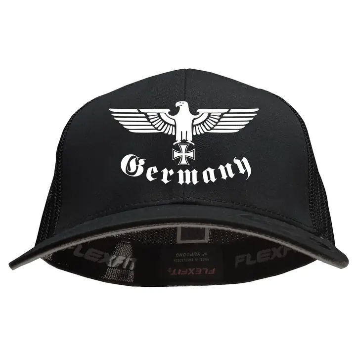 Besticktes Flexfit Basecap "Hödur" - Germany, Adler