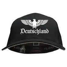 Besticktes Flexfit Basecap "Hödur" - Adler, Deutschland Vorderseite
