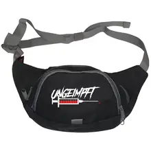 Bestickte Gürteltasche "V3" - Ungeimpft, Spritze Vorderseite