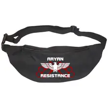 Bestickte Gürteltasche "V2" - Aryan Resistance Vorderseite