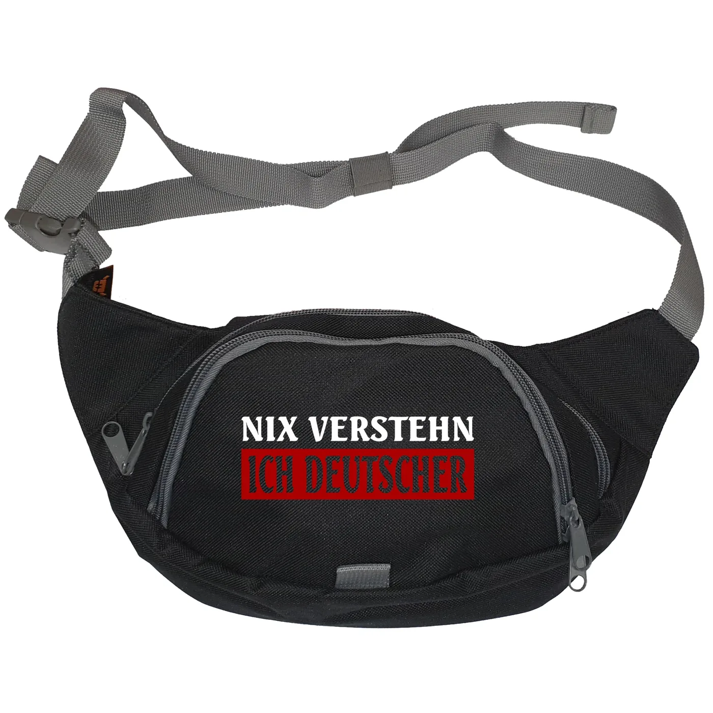Bestickte Gürteltasche "V3" - Nix verstehen, ich deutscher