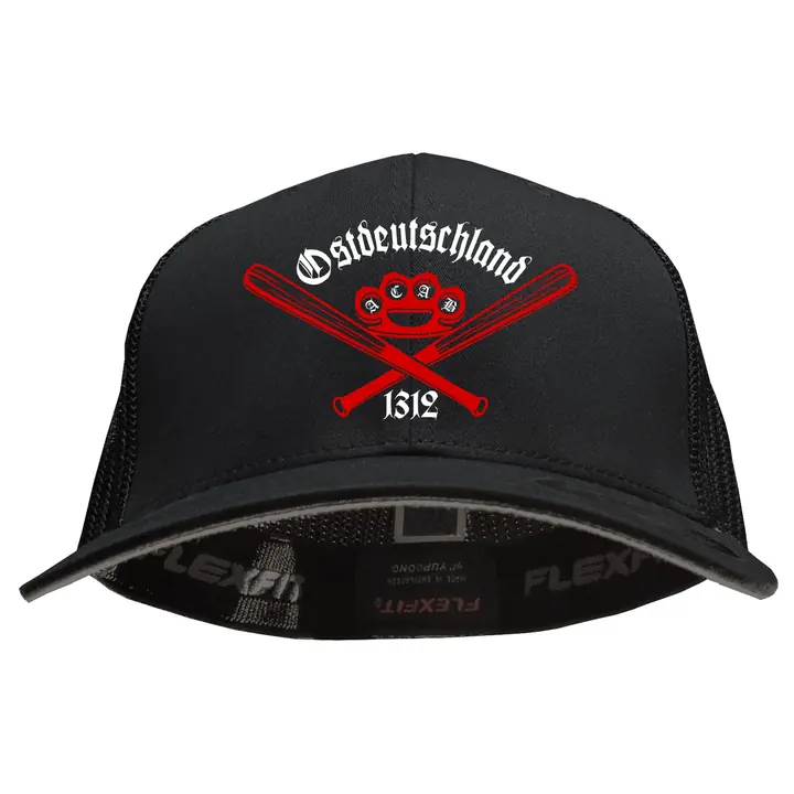 Besticktes Flexfit Basecap "Hödur" - Ostdeutschland, ACAB