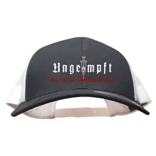 Besticktes Flexfit Basecap "Loki" - Ungeimpft, Steckt euch eure Impfung in den Arsch Vorderseite