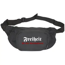 Bestickte Gürteltasche "V1" - Freiheit Vorderseite