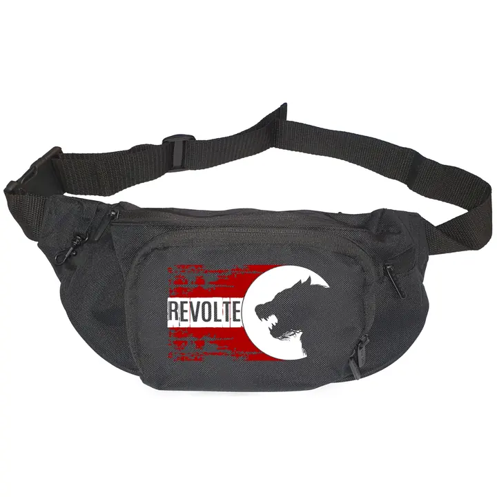 Bestickte Gürteltasche "V1" - H8front Revolte