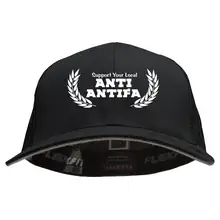 Besticktes Flexfit Basecap "Hödur" - Anti-Antifa Vorderseite