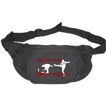 Bestickte Gürteltasche "V1" - Antifa heißt Opfer bringen Vorderseite