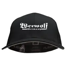 Besticktes Flexfit Basecap "Hödur" - Werwolf Germany ohne Wolf Vorderseite