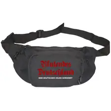 Bestickte Gürteltasche "V1" - Blutendes Deutschland Vorderseite