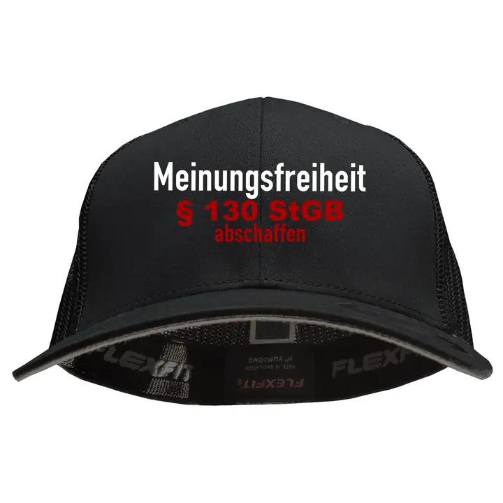 Besticktes Flexfit Basecap "Hödur" - Meinungsfreiheit