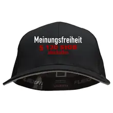 Besticktes Flexfit Basecap "Hödur" - Meinungsfreiheit Vorderseite