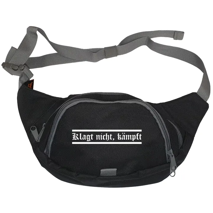 Bestickte Gürteltasche "V3" - Klagt nicht kämpft