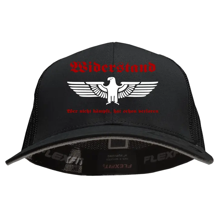 Besticktes Flexfit Basecap "Hödur" - Widerstand, wer nicht kämpft hat verloren