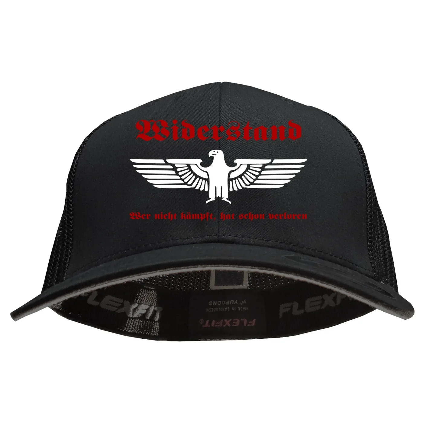 Besticktes Flexfit Basecap "Hödur" - Widerstand, wer nicht kämpft hat verloren