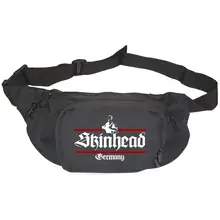 Bestickte Gürteltasche "V1" - Skinhead Germany Vorderseite