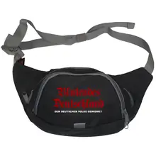 Bestickte Gürteltasche "V3" - Blutendes Deutschland Vorderseite