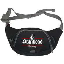 Bestickte Gürteltasche "V3" - Skinhead Germany Vorderseite
