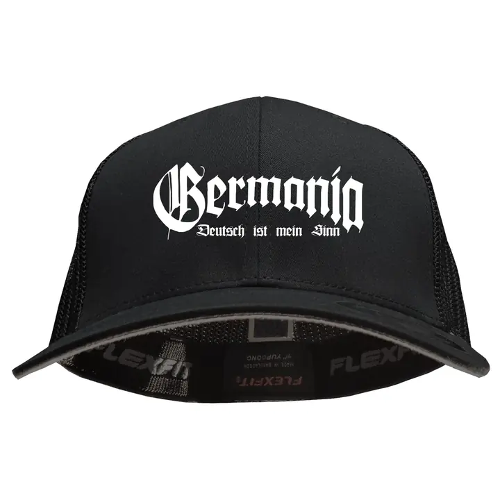Besticktes Flexfit Basecap "Hödur" - Germania, Deutsch ist mein Sinn