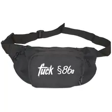 Bestickte Gürteltasche "V1" - Fuck 86a Vorderseite